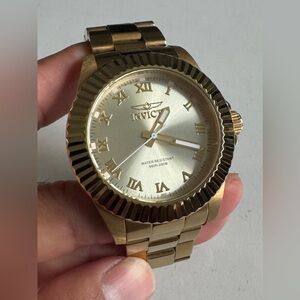 Time Square Gold Dial Men's Watch.